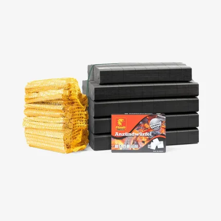 Dauerbrenner" Briketts & Anzündholz im Kombipaket
